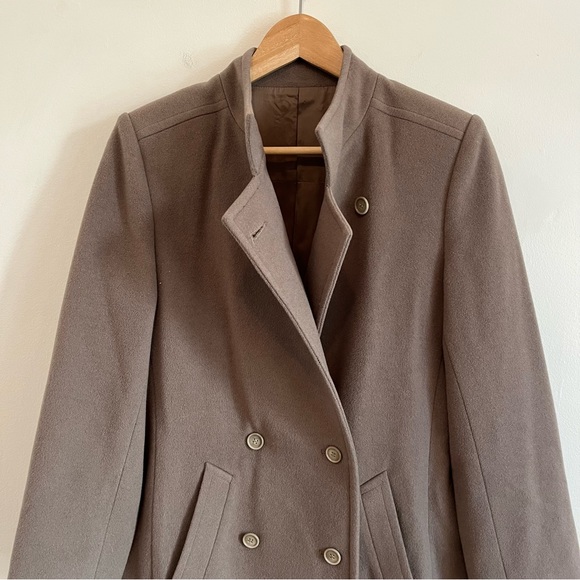 Vintage cashmere double breasted coat - Picture 2 of 11